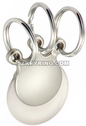 Metal Multi-ring Keyring-MMRK0007