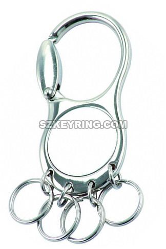 Metal Multi-ring Keyring-MMRK0035