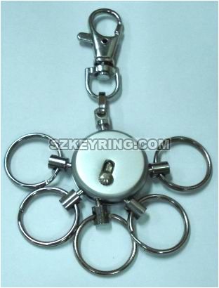 Metal Multi-ring Keyring-MMRK0036