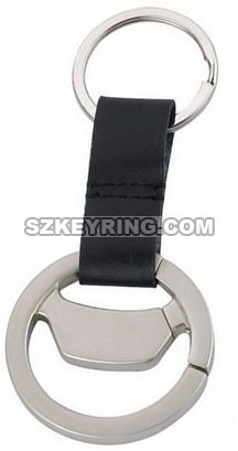 Leather Multi-ring Keyring-LMRK0064