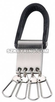 Leather Multi-ring Keyring-LMRK0065