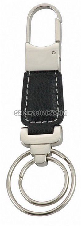 Leather Multi-ring Keyring-LMRK0151