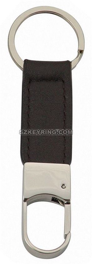Leather Multi-ring Keyring-LMRK0154