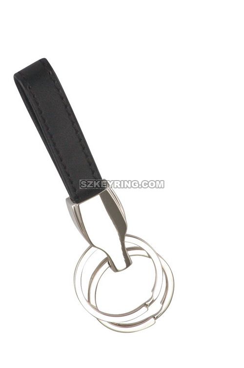 Leather Multi-ring Keyring-LMRK0194