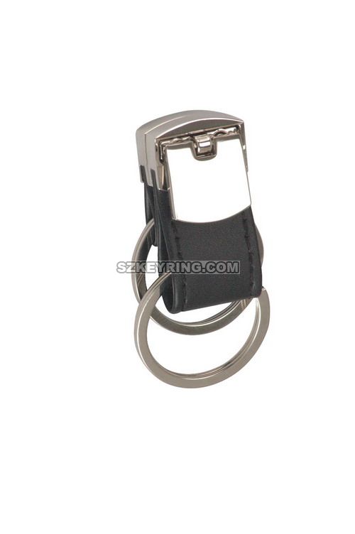Leather Multi-ring Keyring-LMRK0195