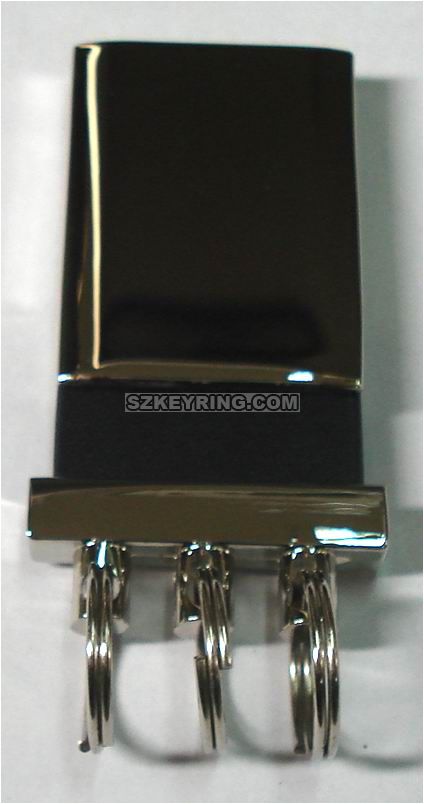 Leather Multi-ring Keyring-LMRK0200