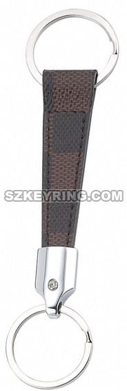 Leather Multi-ring Keyring-LMRK0213